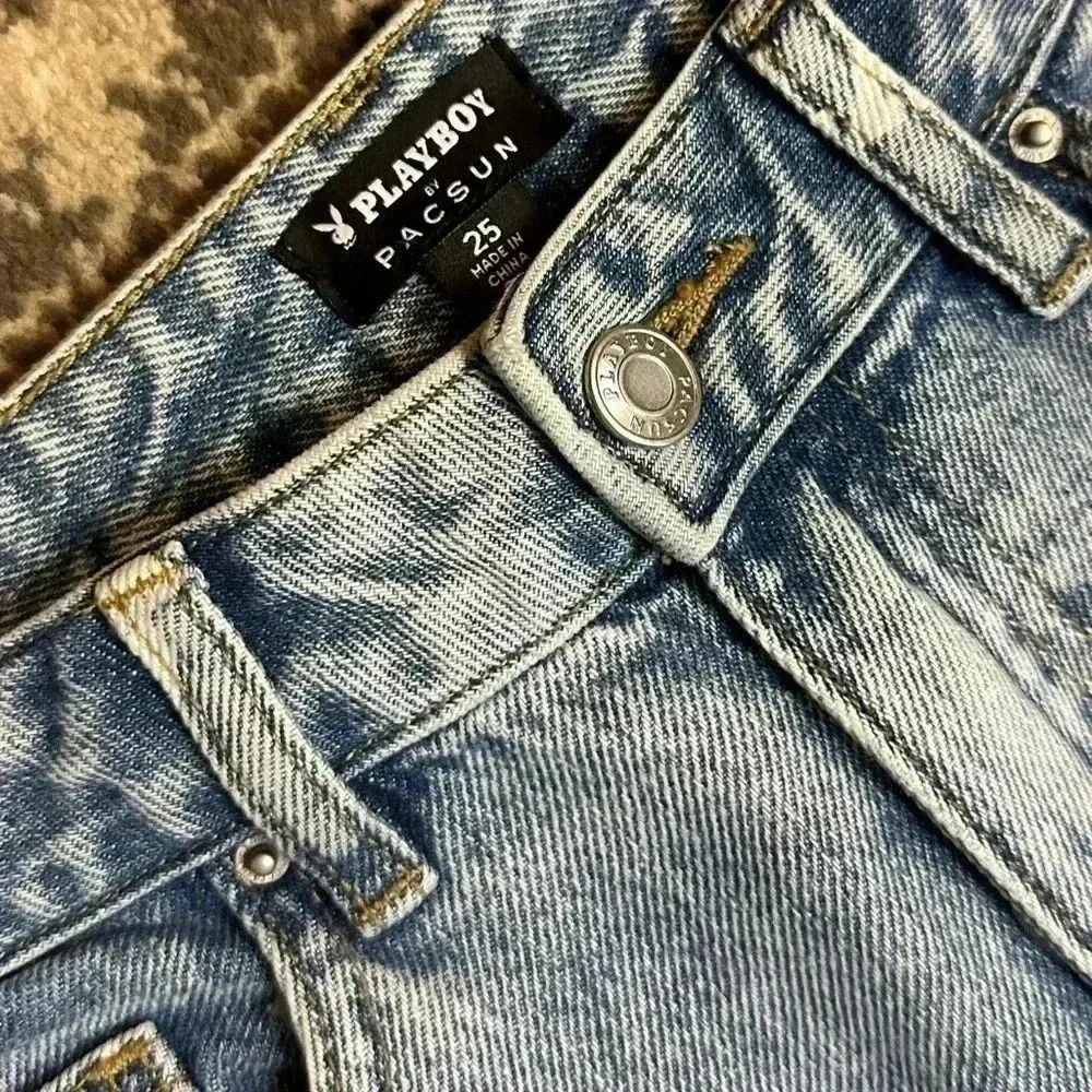 Playboy By PacSun Medium '90s Boyfriend Jeans Size 25 - Picture 10 of 11
